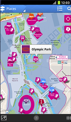 Join In Olympic Park map