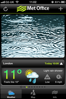 Met Office iphone screenshots2.fw